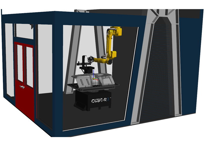 CUBE-R — 机器人倒挂