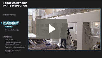 Inspecting large composite parts with the HandyPROBE portable CMM