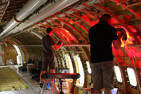 Engineering an aircrafts’ interior – From a scan to a 3D model