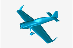 Scanned Mesh CAD Redbull Air Race