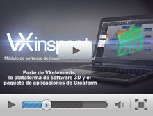 Módulo de software de inspección dimensional