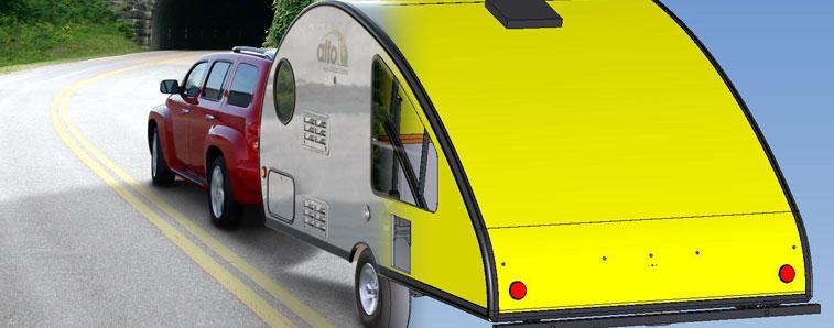 製品開発 - 軽量トレーラー