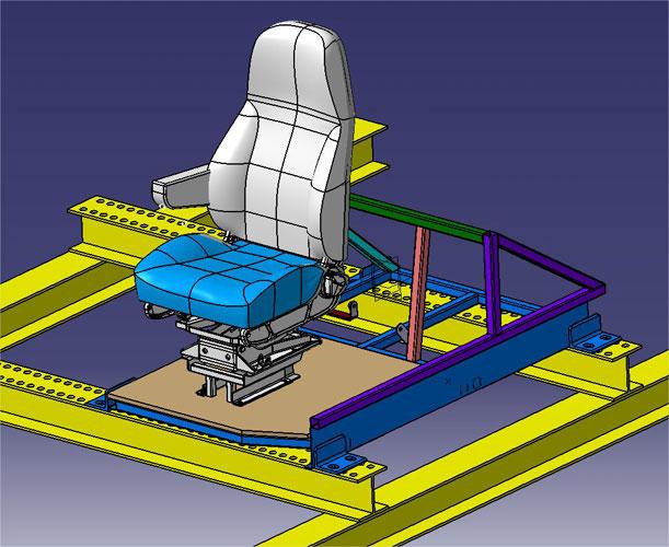 製品開発 - Volvo社のバス座席
