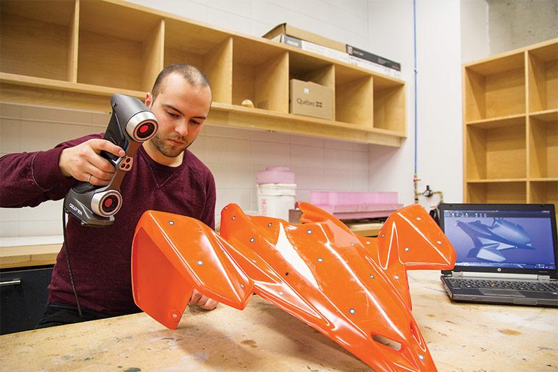 HandySCAN 3D - Progettazione del parafango di un quad