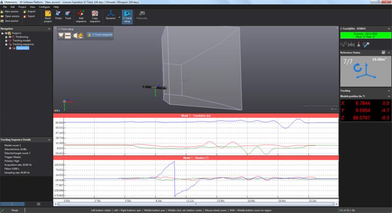 VXtrack: Modulo software di tracking dinamico