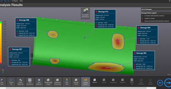 Ispezione delle superfici NDT per il settore MRO aerospaziale