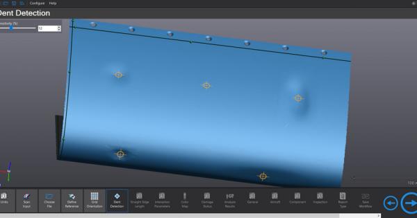 Ispezione delle superfici NDT per il settore MRO aerospaziale