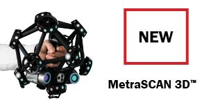 New MetraSCAN 3D shop-floor scanner MetraSCAN 3D Scanner