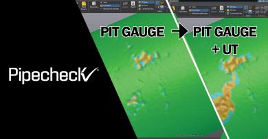 Pipecheck now compatible with UT testing devices