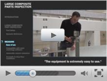 Ispezione di componenti di grandi dimensioni con lo scanner portatile CMM HandyPROBE