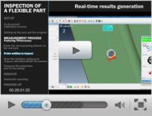 Ispezione di una componente flessibile con HandyPROBE CMM