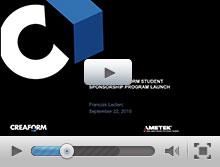2015 Creaform Student Sponsorship Program